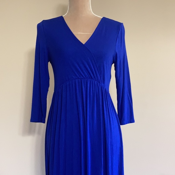 Maternity Maxi Dress in Royal Blue - size Medium - Picture 2 of 7